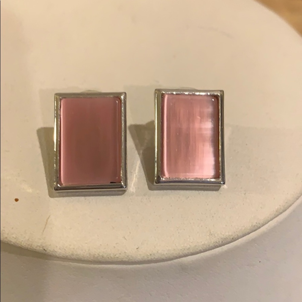 Fifth Avenue pink stone Necklace and earri… - Picture 2 of 5